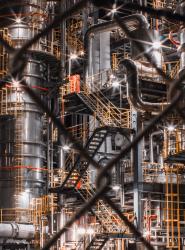 Midnight Factory Light Parade