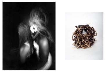 Aziza Hunt and Her Daughter, Emoni; Locs Pinhole Camera