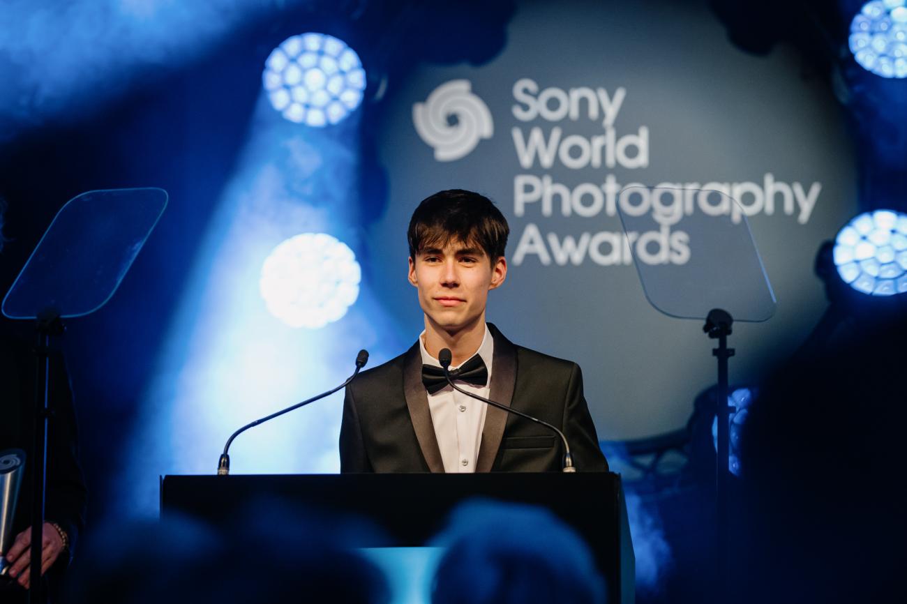 Daniel Murray at the Sony World Photography Awards 2025 Ceremony